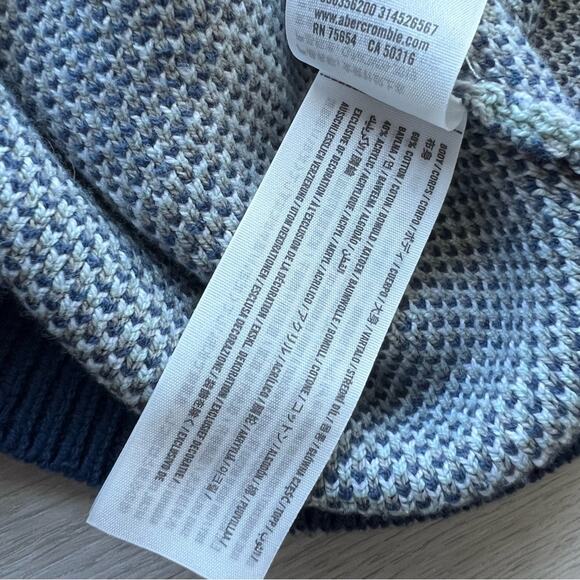 Hollister Argyle Crop Sweater Vest Small Layers Preppy Blue Diamond - Picture 5 of 7